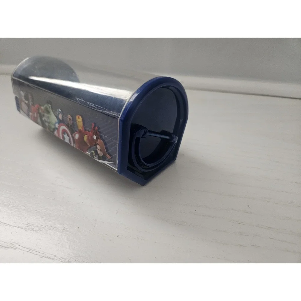 Disney Infinity Power Disc‎ Carrying Case Blue Marvel Super Heros **Read**